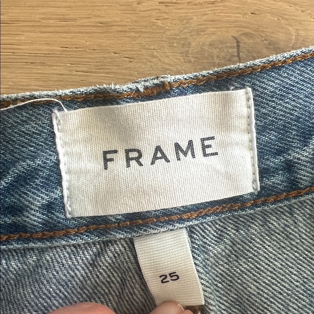 Frame Jeans The Lounge High Rise Cropped in Chill Relaxed Look Designer Jogger - Picture 6 of 9